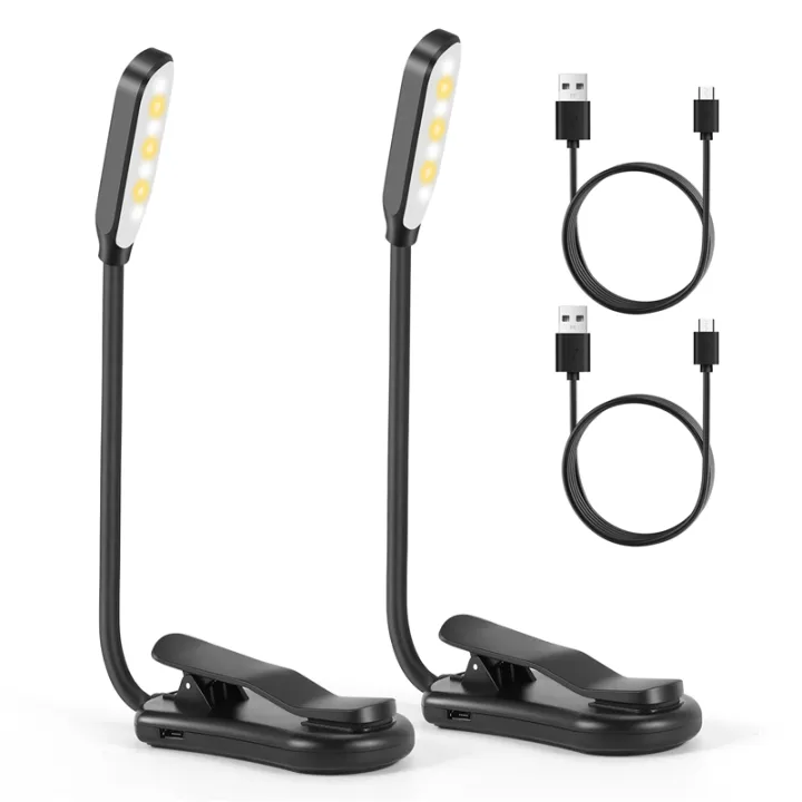 Reading%20Light%20with%203%20Colors,%20Book%20Light%20for%20Reading%20in%20Bed%20Rechargeable%20Reading%20Lights%20for%20Books%20White%202Pcs%20-%20Image%202