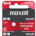 Maxell SR626SW 377 1.55V Mercury Free Silver Oxide Battery for Watch and Electronics. 