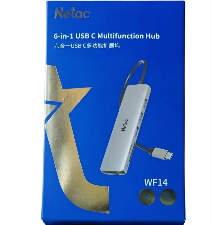 Netac%20WF14%206%20in%201%20Type%20C%20Hub%20with%20Type%20C%20to%20HDMI,%20USB%203.0,%20SD%20and%20Micro%20SD%20TF%20Card%20Reader%20for%20Macbook%20and%20Windows%20Laptop%20-%20Image%202