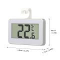 Digital LCD Refrigerator Thermometer Fridge Freezer Thermometer with Adjustable Stand Magnet Frost Alert Home Use. 