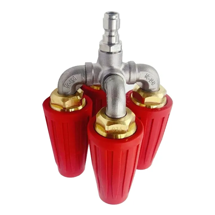 4-In-1%20Turbine%20Nozzle%20Pressure%20Washer,2.0%20Orifice%20Quadruple,360%C2%B0%20Swivel%20Turbine%20Nozzle,1/4inch%20Quick%20Connector,Red%20-%20Image%206