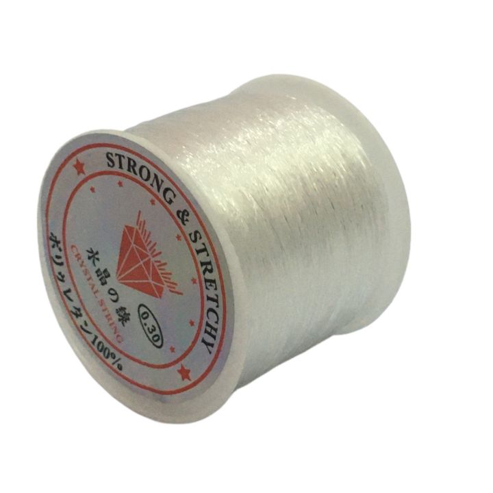 1 Roll Plastic Thread 110 Meters. 0.30 MM. Nylon String. Strong ...