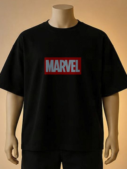 Marvel%20Classic%20Box%20Logo%20Printed%20T-Shirt%20(Maroon,%20White,%20Cream,%20Black,%20Brown,%20Blue)%20-%20Image%205