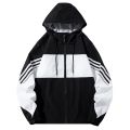 Summer Double Layered Contrast Windcheater Jacket For Men's.. 