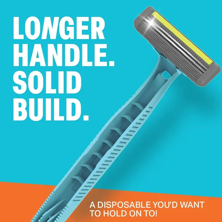 Bombay%20Shaving%20Company%20Disposable%20Shaving%20Razor%20for%20Men,%20Razor%20with%20Rubber%20Grip%20Handle%20and%20Safety%20Cap,%20Pack%20of%205%20-%20Image%202