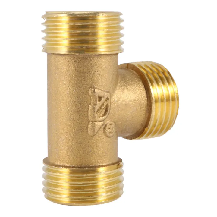 2X%20Brass%20T%20Shape%20Water%20Fuel%20Pipe%20Equal%20Male%20Tee%20Adapter%20Connector%201/2%20Inch%20Thread%20-%20Image%203