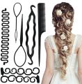 Hair French Braid Tools & Utensils Hair Braiding Accessories Set Of 7 Pieces. 