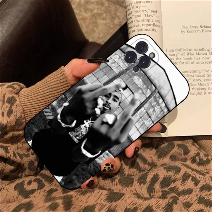 Rapper%202pac%20singer%20Tupac%20Phone%20Case%20For%20iPhone%2014%2011%2012%2013%20Mini%20Pro%20XS%20Max%20Cover%206%207%208%20Plus%20X%20XR%20SE%202020%20Funda%20Shell%20-%20Image%203