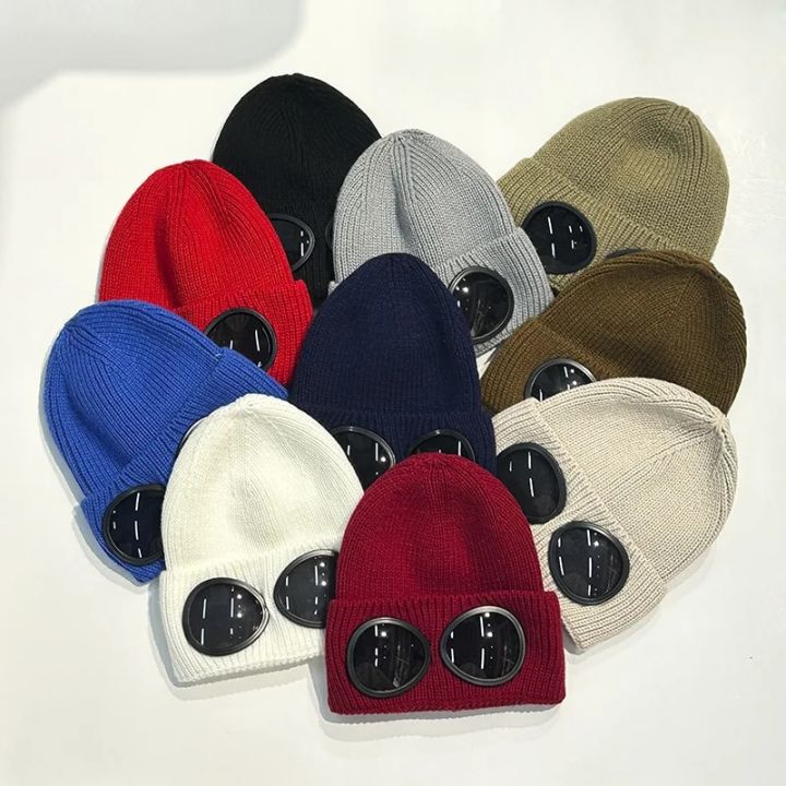 Luxury Garros Sports Outdoor Knitted Windproof Winter Men's Hats, Face Covers, Ski Warm Hats, Women's Glasses, Beanies, Ear Protectors, Cold Hats