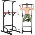 Spn'S Dip Station For Home Indoor Gym, Power Tower,  Adjustable Pull-Up Bar Multi-Functional Training Equipment With Adjustable Height. 