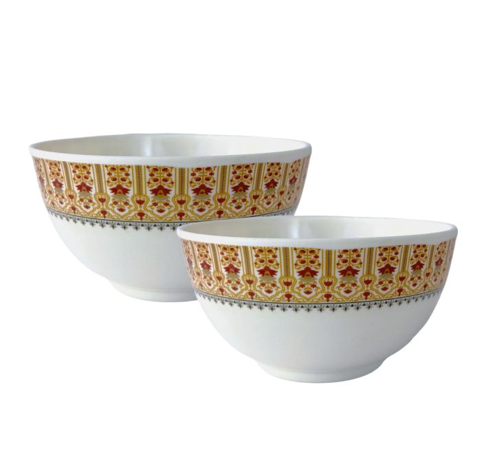 Melamine Multipurpose Bowl | Mapple | Set of 6 | 5.5 inch | Many colors available | Food grade | Dishwasher safe