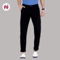 Nyptra Black Stretchable Cotton Chinos For Men - Fashion | Chinos Pants | Pants For Men | Men's Wear |. 