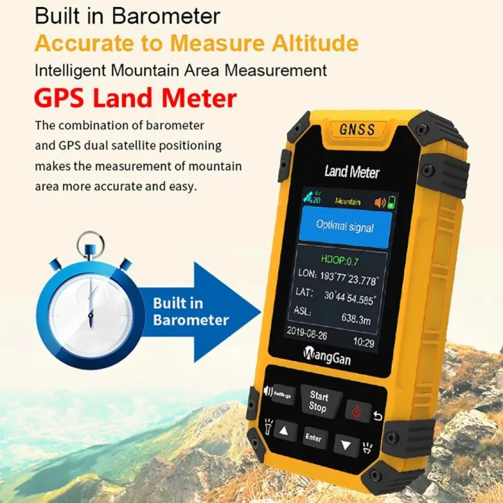 Area Meter Machine WangGan S4 Color Screen Area Measurement Land Survey Meter Measuring ...