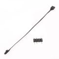 For 3PIN RGB to Standard ARGB 3-Pin 5V Adapter Connector RGB Cable for Fan/Hub/Lighting Node/Commander. 