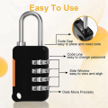 2PCS 4 Digit Number Combination Pad Lock Padlock Outdoor Waterproof Lock Suitcase Luggage Security Coded Lock Easy Install. 