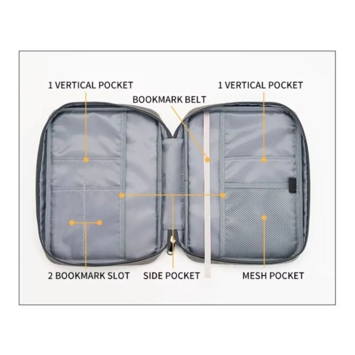 New%20With%20Handle%20Zipper%20Bible%20Cover%20Multilayer%20Large%20Capacity%20Church%20Bag%20Gift%20Multifunctional%20Carrying%20Book%20Case%20-%20Image%203