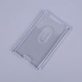 Acrylic Card cover case Transparent Protective Girl student id card holder acrylic sleeve for Office environment School. 