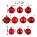 101Pcs Shatterproof Christmas Tree Balls Decorative Baubles Hanging for Christmas Tree. 