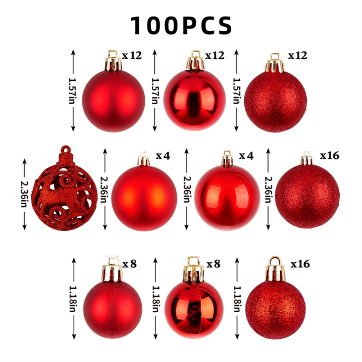 101Pcs%20Shatterproof%20Christmas%20Tree%20Balls%20Decorative%20Baubles%20Hanging%20for%20Christmas%20Tree%20-%20Image%203