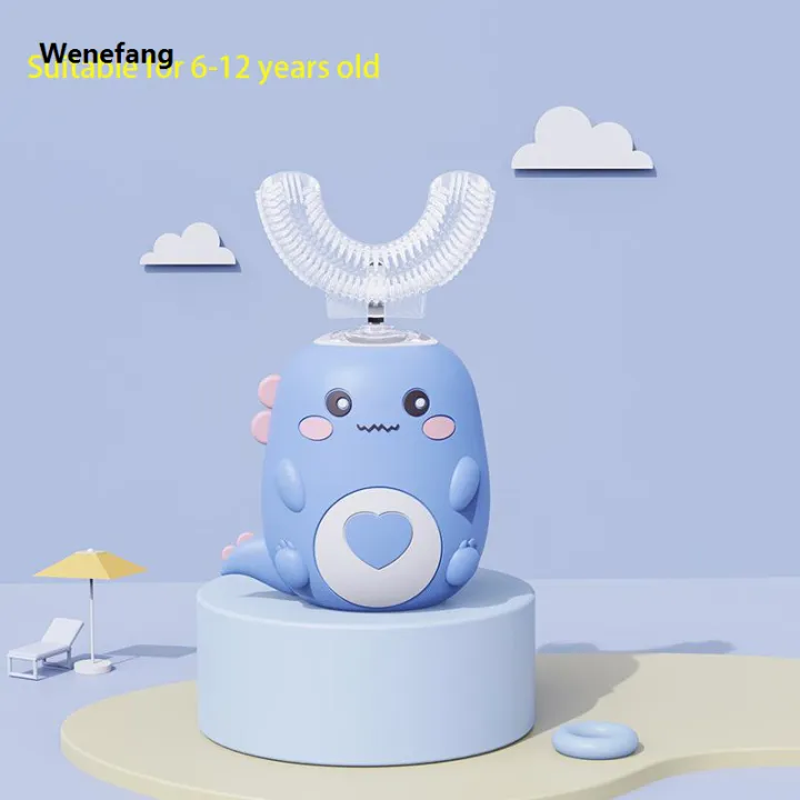 Wenefang%20Children%20U-shaped%20Electric%20Toothbrush%20360%20Degrees%20Smart%20Cartoon%20Kids%20silicone%20Toothbrush%20Automatic%20Rechargeable%20Sonic%20Toothbrush%20-%20Image%208