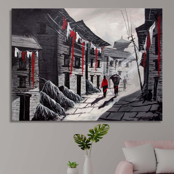 Single%20Panel%20Galli%20Painting%20Traditional%20Newari%20Culture%20Women%20Carrying%20Doko%20Old%20House%20Matte%20Cotton%20Canvas%20Print%20%7C%20HQ%20%7C%20XXS%20%7C%2012%20inch%20X%209%20inch%20%7C%20Tightly%20Wrapped%20In%20Wooden%20Frame%20%7C%20Not%20stickers%20or%20No%20Forex%20Board%20-%20Image%207