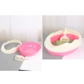 Toilet Bedpan Cat litter Box Cat Dog Tray Toilet Supply Teddy Anti-Splash Pet Dog Toilet Puppy Indoor Home Blue. 