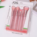 JOS European and American cross-border makeup brushes set of five brushes, brushes that do not pierce the face, pink beauty tools, eyeshadow brushes. 