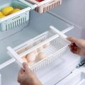 1Pcs Refrigerator Expandable Space Saver Adjustable Storage Baske Organizer Tray Box. 
