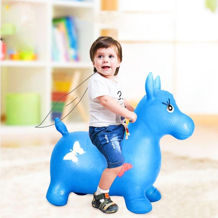 Kids%20Hopping%20Horse%20Musical%20Toy,%20Inflatable%20Jumping%20Horse%20Ride-on%20Bouncy%20-%20Image%202