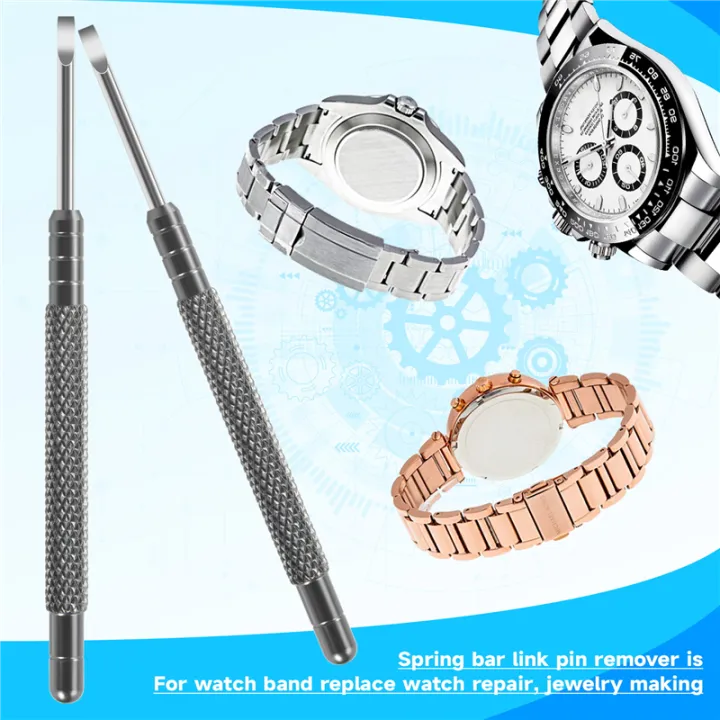 NAMUNY%202%20Pack%20Metal%20Watchmaker%20Repair%20Tool%20Watch%20Hand%20Remover%20Tools%20Levers%20with%20Flat%20Blade%20-%20Image%202