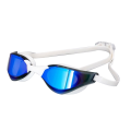 Swimming Goggles Electroplating Process UV Reflection for Men Women Swimming White. 