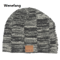 Wenefang 【New Innovation】Wireless Bluetooth Music Hat Beanie Cap Earphone Headphone Smart Headset Speaker With Mic Sport Knitted Hats Best. 