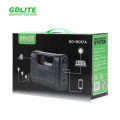 GDLITE GD8017A | Mini Portable Solar Power Station | Small Inverter | Small Solar Lighting System With 3 Light Bulbs | Solar + AC | Emergency Light | Mobile Charger | Flashlight. 