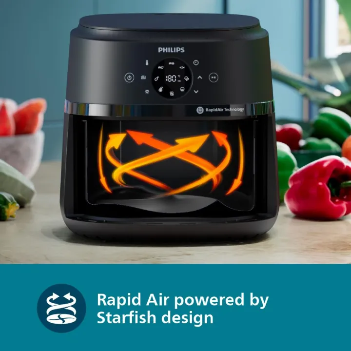 Philips%20Air%20Fryer%20NA231/00,1700%20Watt,%206.2%20Liter,%20With%20Rapid%20Air%20Technology%20,Cooking%20Window,%20Extra%20Large%20-%20Image%205