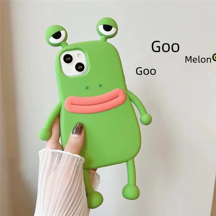 For%20Apple%2015%20Zhao%20Lusi%20Same%20Phone%20Case%20iphone13%20Three-dimensional%20Funny%20Frog%2014%20Creative%20XS%20Silicone%20Case%20-%20Image%205