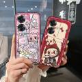 Full wrap Graffiti Phone Case For OPPO Reno11F 5G/F25 Pro 5G Card sleeve TPU Anti-dust Cute Silicone Durable Card bag. 