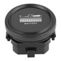 JINMY 2X 12V/24V/36V/48V/72V LED Digital Battery Indicator Waterproof Meter Gauge Battery Indicator for Go-Lf Ca-Rt. 