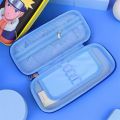 3D Anime Pencil Case Multifunctional Pen Box Large Capacity Stationery Box Double Layer Pen Storage Organizer(3D anime Naruto/kakashi/Sasuke pencil case). 