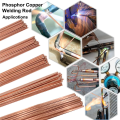 Self-Fluxing for Copper Brazing Rods 10 Sticks Phosphor Welding Rods for Copper Pipes Air Conditioners Refrigerators Pipe Ovens. 