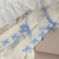 Woman Leg Warmers Autumn And Winter Ribbon Lolita Black Knee Warmers Long Socks DIANGUI. 
