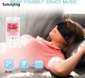 Sutuiying VIP Sleep Headphones, Bluetooth 5.0 Wireless 3D Eye Mask, Headset with Microphone, Side Breathable, Sleeper, Travel Phone and Music. 