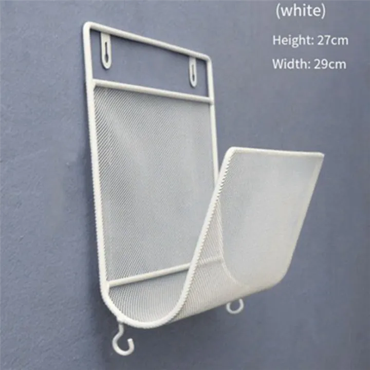 1%20Piece%20Iron%20Book%20Rack%20Metal%20Newspapers%20Rack%20Wall%20Mounted%20Bookshelf%20Wall%20Storage%20Shelves%20Office%20Simple%20Style%20Black%20-%20Image%202