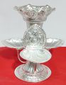 Silver Plated Ganesh Tikadani,Pooja Items,. 