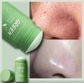 Green Mask Stick, Green Tea Purifying Clay Stick Mask Oil Control Solid Mask Deep Cleaning Moisturizing Mask. 