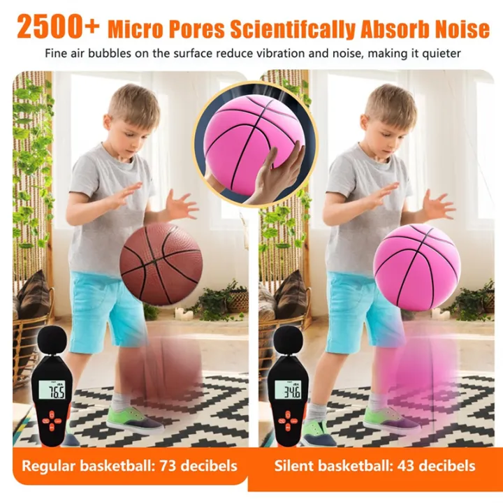Foam%20Basketball,%20Indoor%20High%20Density%20Training%20Basketball%203D%20Texture%20Quiet%20Bounce%20No%20Noise%20Ball%20for%20Home%20Beach%20Pool%20Easy%20Install%20Easy%20to%20Use%20B%20-%20Image%202
