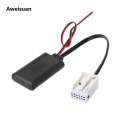 Aweisuan 【LoLular design】1pc Car Bluetooth Module Aux-In Audio For Bmw E60 04-10 E63 E64 E61 Mini Navi Radio Stereo Aux Cable Adapter Wireless Audio. 