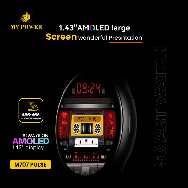 My%20Power%201.43"%20Amoled%20Display%20Smartwatch%20M707Pulse%7C%20Always%20On%20Screen%7C%20Bluetooth%20HD%20Calling%20%7C%20Health%20Tracking%20%7C%20IP67%20Water%20resistant%20%7C1%20Year%20Warranty.%20-%20Image%206