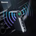 Baseus Bluetooth Receiver 5.0 Wireless Aux Audio Receiver 3.5mm Car Aux Bluetooth Adapter Handsfree For Speaker Headphone. 