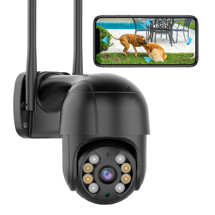 1080P Home WiFi Security Camera Wireless PTZ Night Vision Two-way ...