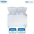Haier 5-Star 400 Liters Hard Top Convertible Double Door Chest Freezer  HFC-400DM5  World's No.1 Chest Freezer Brand. 